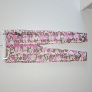 Pj Couture Pink Camo Pajama Pants Joggers Size Medium